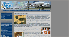 Desktop Screenshot of midwestcorporateair.com